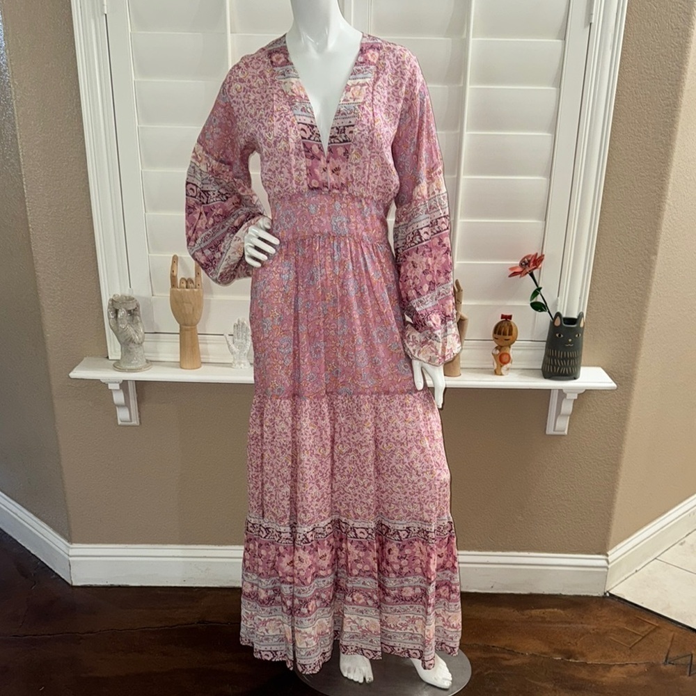 Billabong Cosmos Maxi Dress Multi Pink